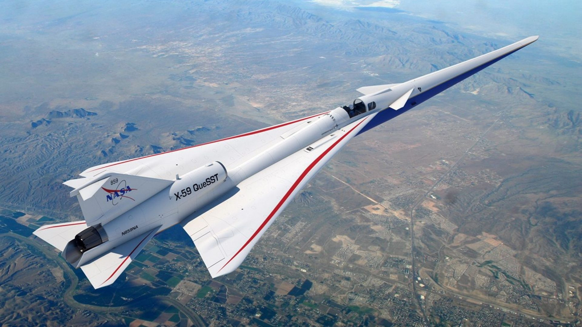 Jet Engine 53x NASA's quiet supersonic X-59 now has a jet engine