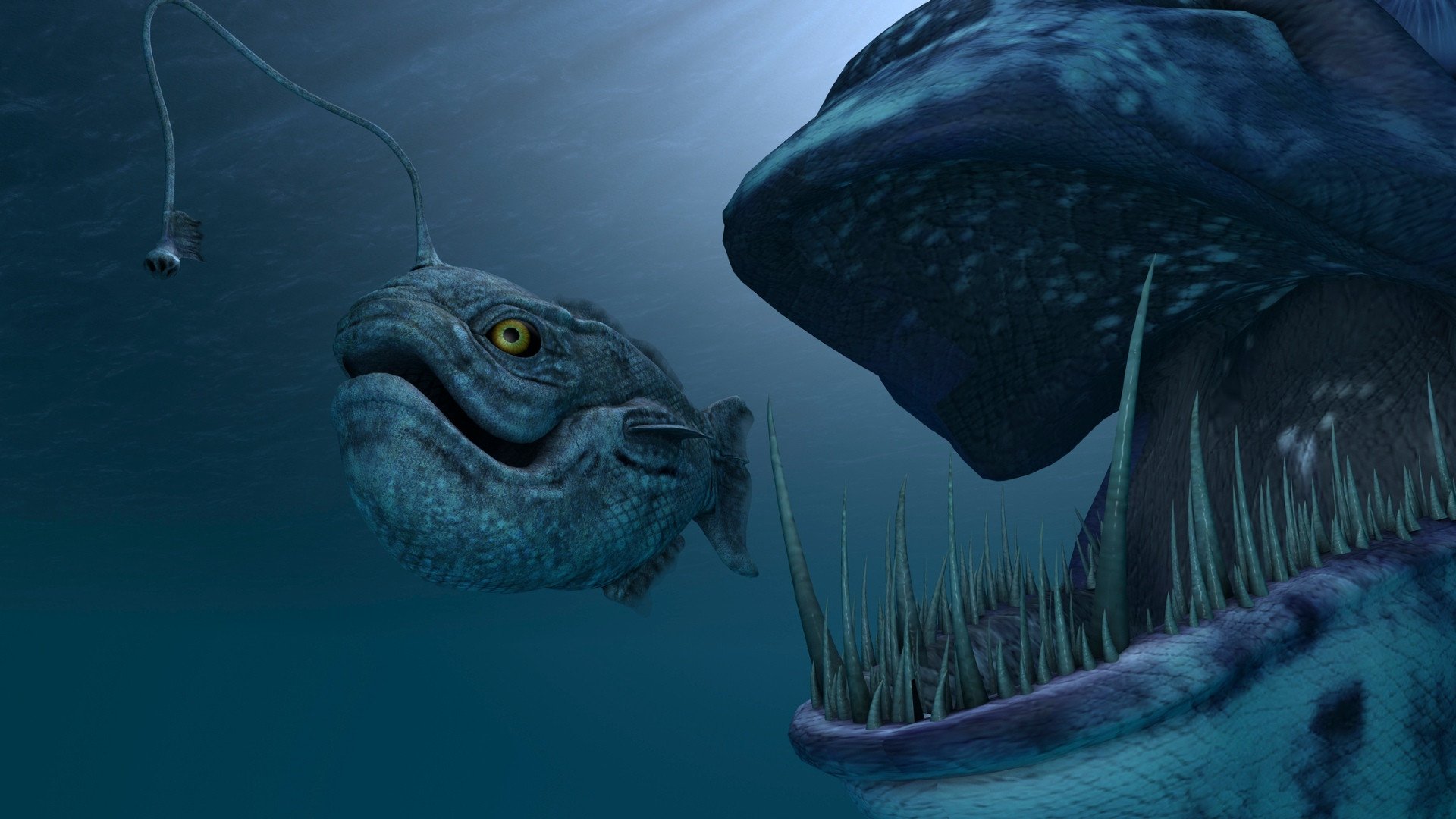 Deep dark ocean online creatures