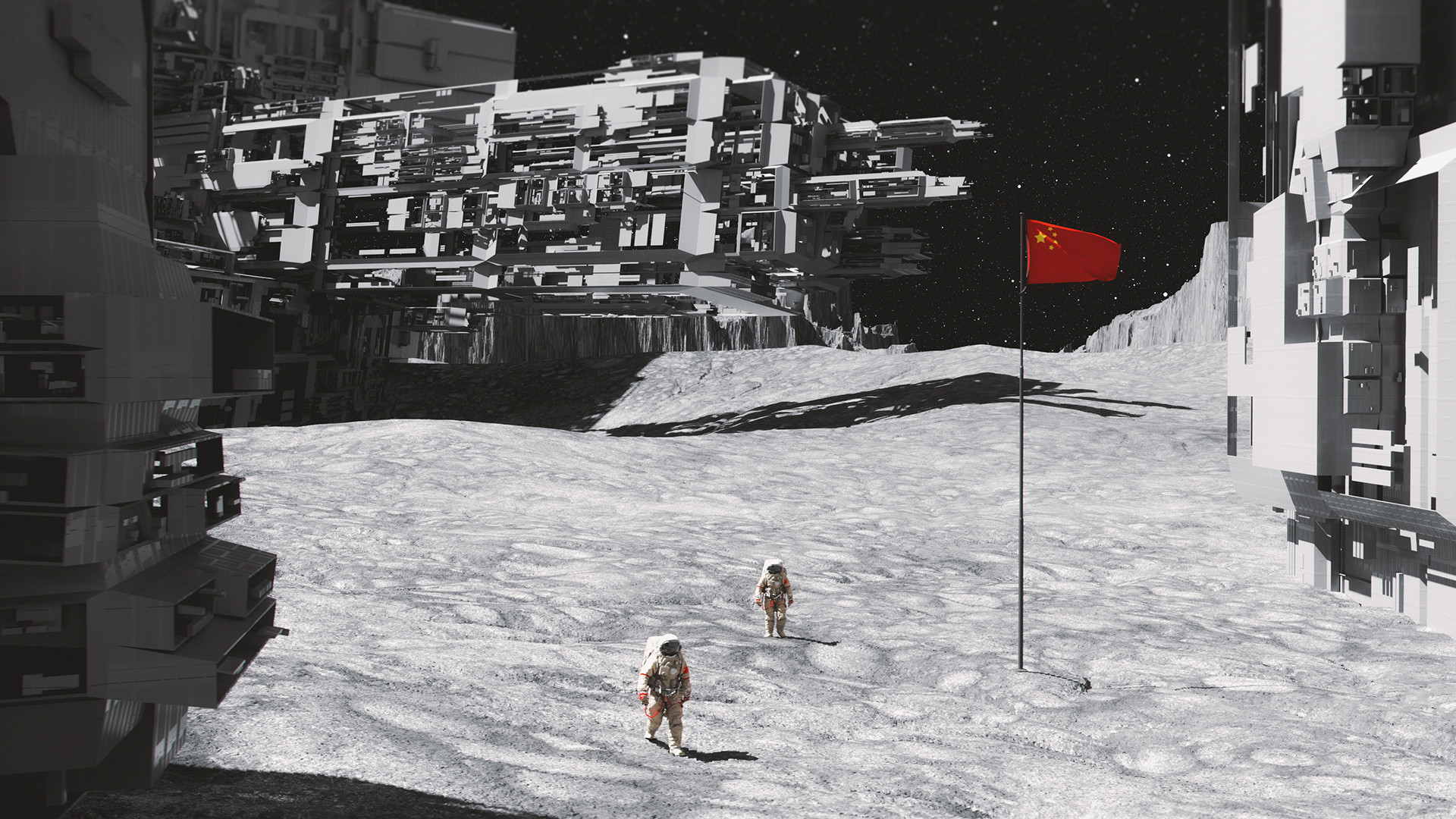 China to launch 'Chinese Super Masons' robot to build lunar bases with ...