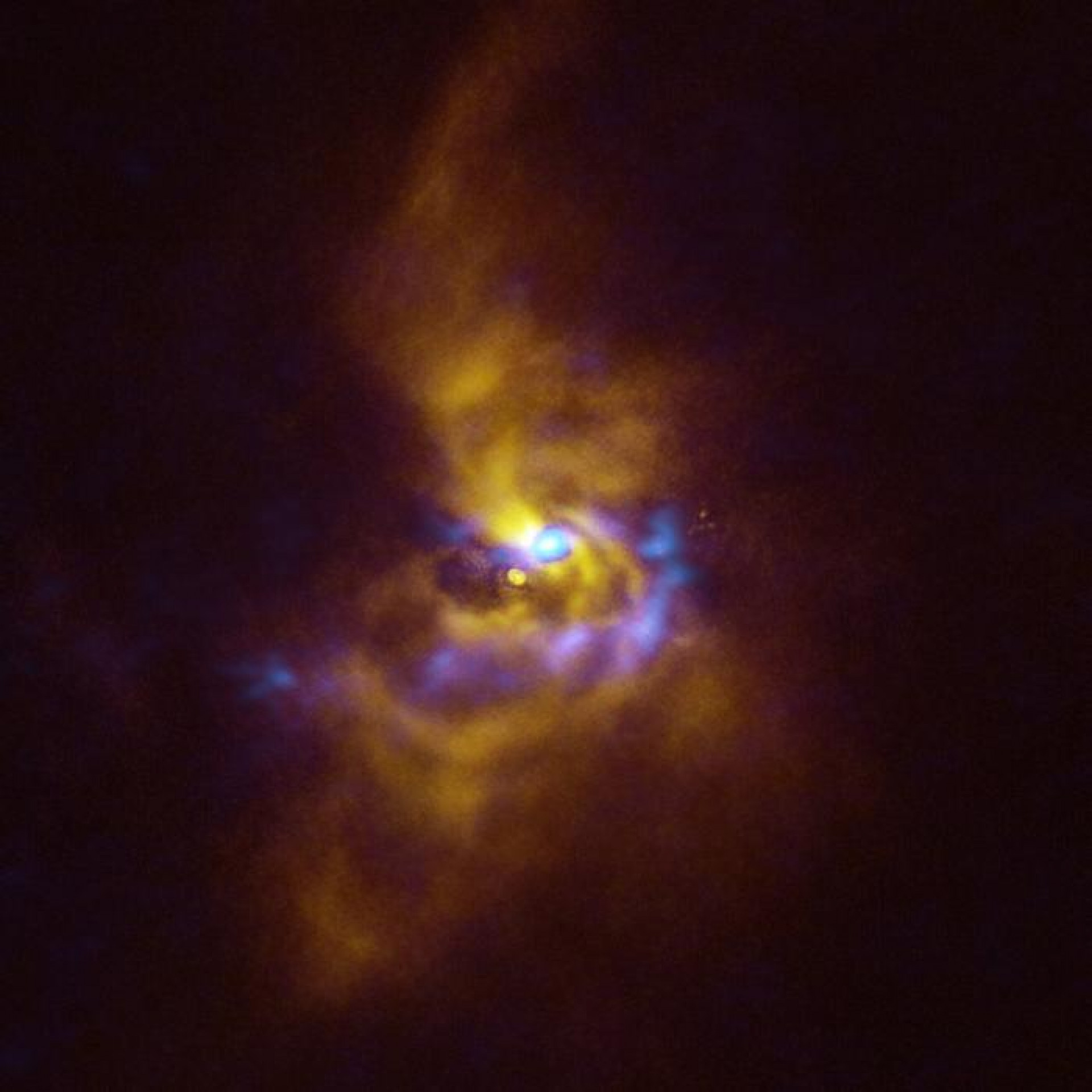 These gas clumps could collapse to form planets the size of Jupiter These gas clumps could collapse to form planets the size of Jupiter