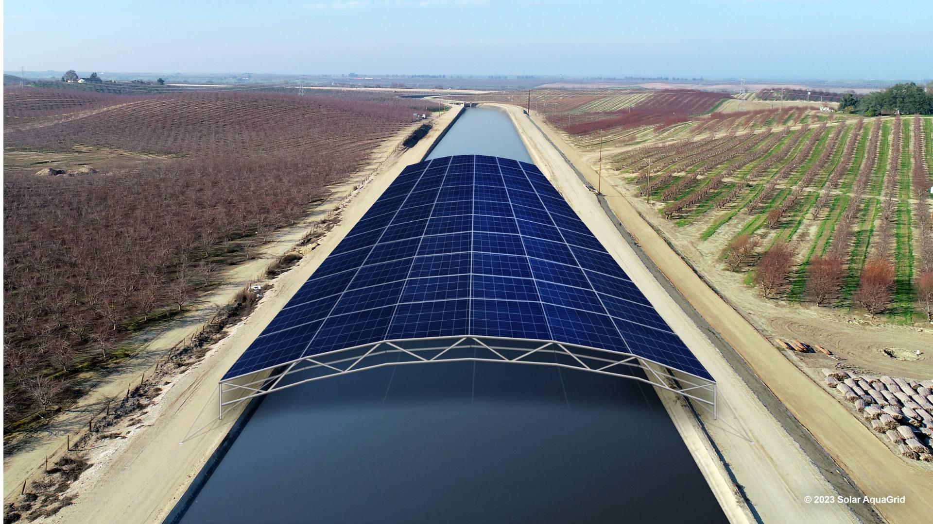 Why aren't solar panels being installed on top of every canal?