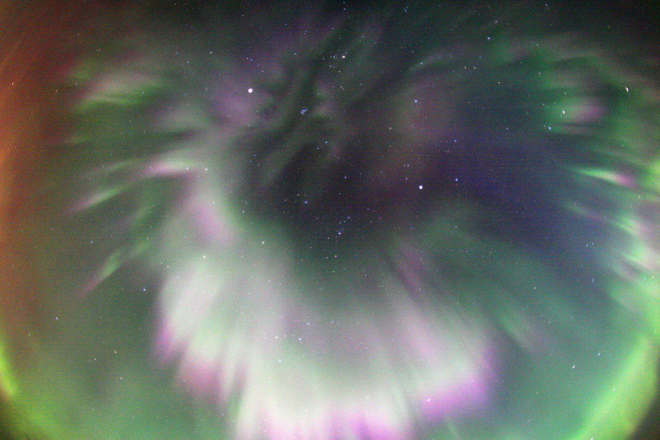 The Azure Rocket Launch and Northern Lights Combination Is out of This World The Azure Rocket Launch and Northern Lights Combination Is out of This World