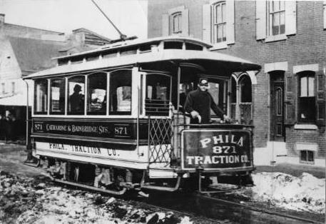 First electric trolley First electric trolley