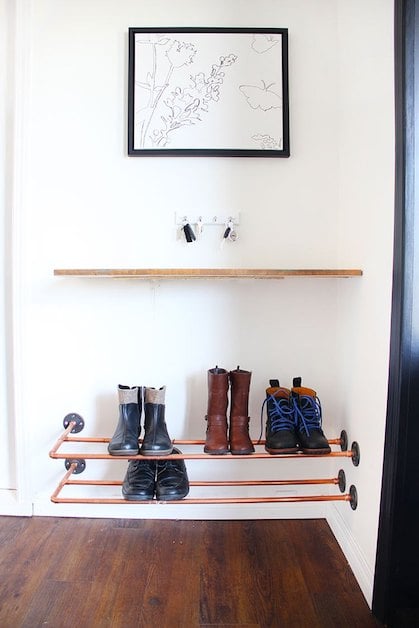 15 Excellent DIY Shoe Storage Projects to Get Your Apartment Organized 15 Excellent DIY Shoe Storage Projects to Get Your Apartment Organized
