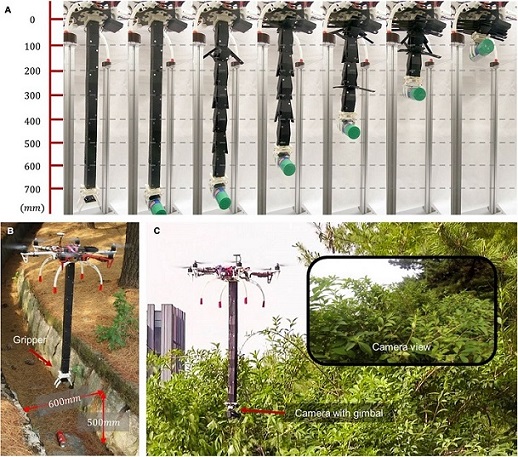 This Drone Has Retracting Arms that Allow it to Pick Up Objects This Drone Has Retracting Arms that Allow it to Pick Up Objects