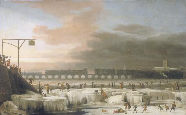 Frozen Thames River Frozen Thames River