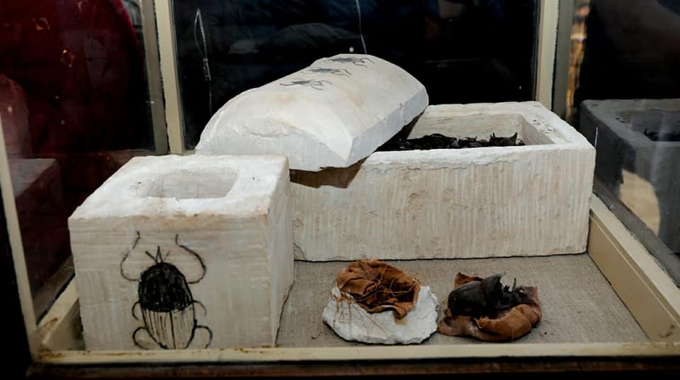 scarab mummy egypt