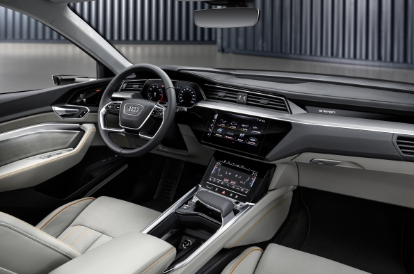 Audi Unveils All-Electric e-tron SUV to Compete with Tesla Model X Audi Unveils All-Electric e-tron SUV to Compete with Tesla Model X