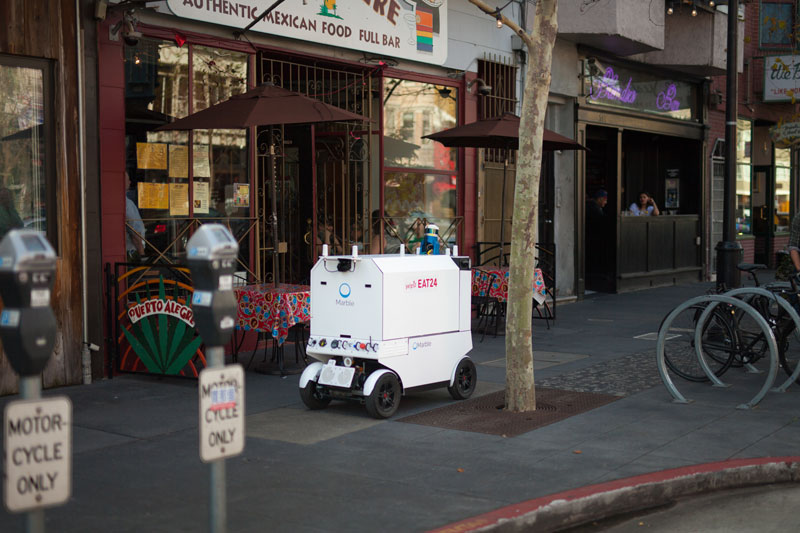 Autonomous Food Delivery Robots Hit the Streets of San Francisco