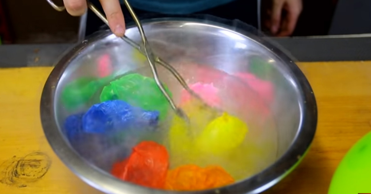 What Happens When You Put Balloons in Liquid Nitrogen?