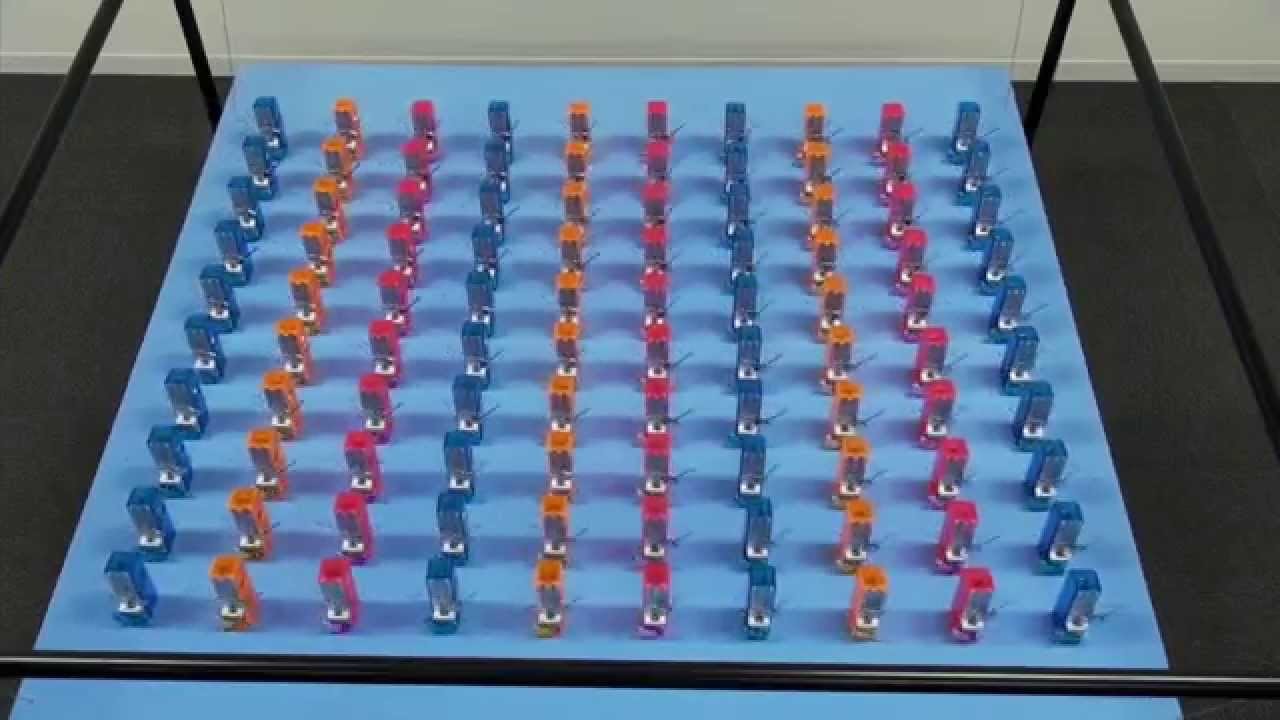 Watch 100 Metronomes Sync Up in Perfect Unison