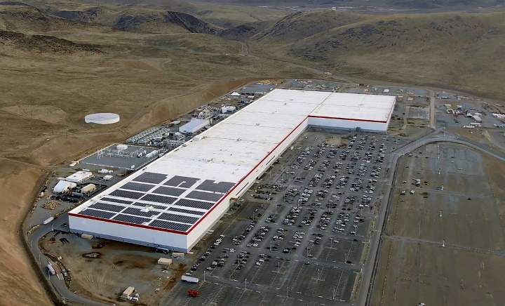 Tesla Gigafactory in Nevada Tesla Gigafactory in Nevada