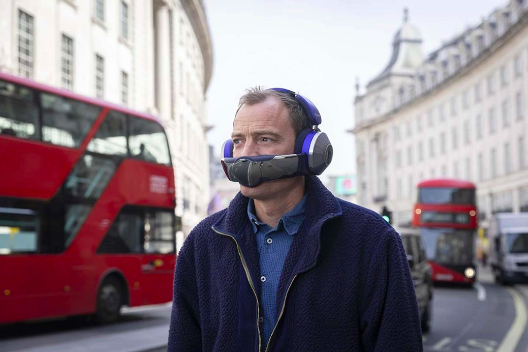 Genius or flop? Dyson unveils bizarre headphones with air filter Genius or flop? Dyson unveils bizarre headphones with air filter