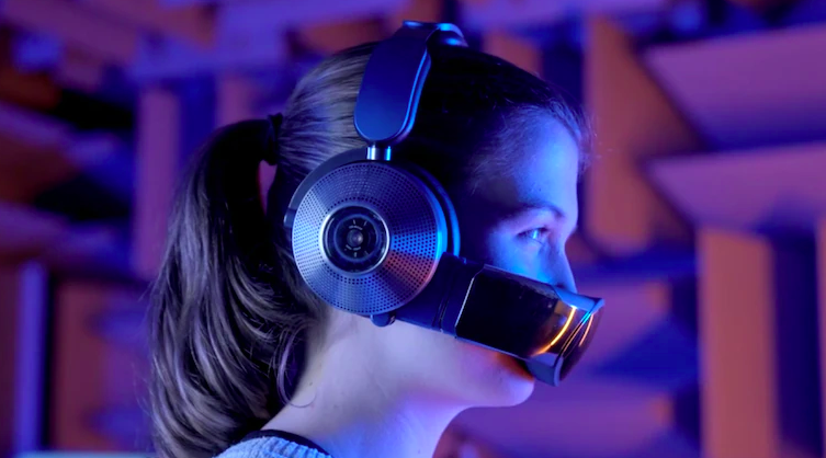 Genius or flop? Dyson unveils bizarre headphones with air filter Genius or flop? Dyson unveils bizarre headphones with air filter