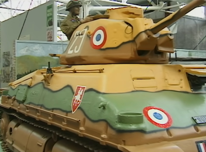 Camouflage painted tank Camouflage painted tank