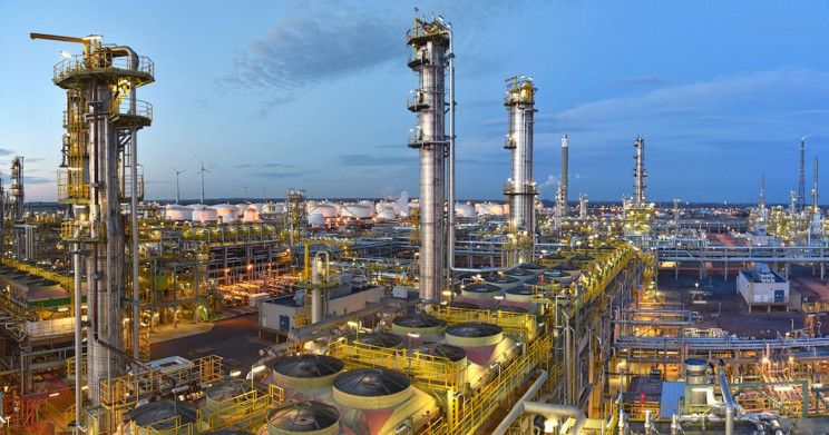 An oil rig Petroleum Engineering
