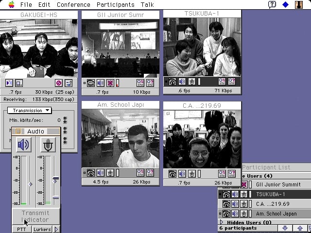 history of the web video chat