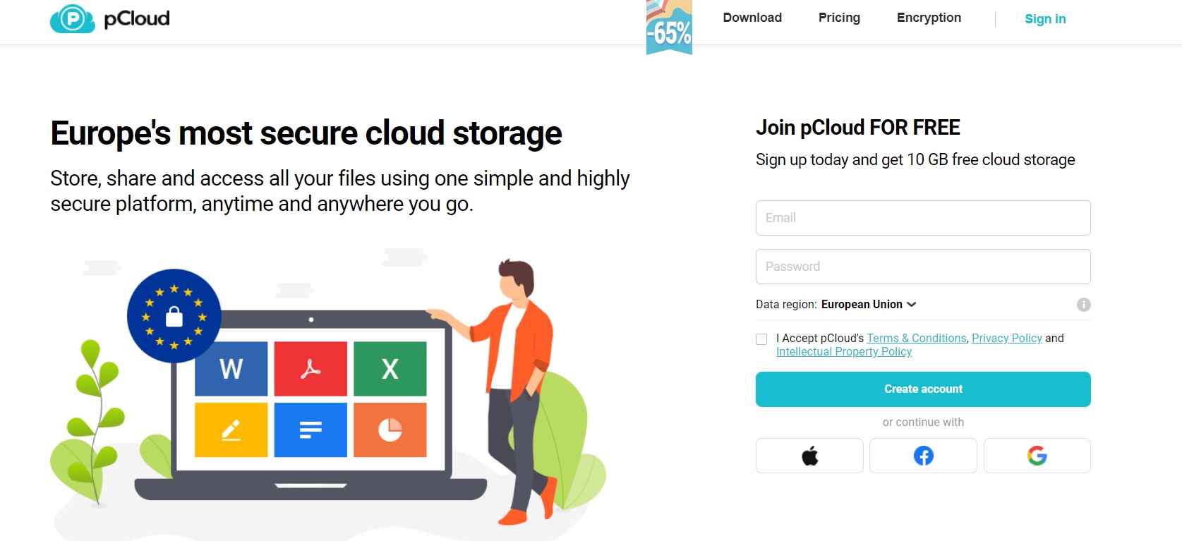 eu-based cloud storage pcloud