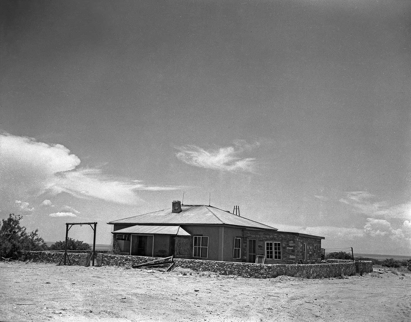 Trinity project ranch house that survived