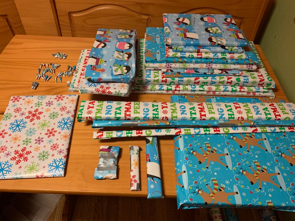 geometry skills Christmas wrapping