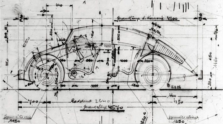 Barényi's original design Barényi's original design