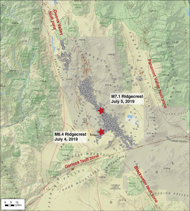 NASA and Caltech Scientists Analyze the Californian Earthquake Sequence NASA and Caltech Scientists Analyze the Californian Earthquake Sequence