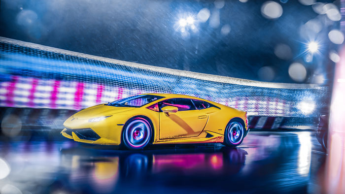 Car Photographer Does a Realistic Photoshoot With a Toy Car out of Boredom Car Photographer Does a Realistic Photoshoot With a Toy Car out of Boredom