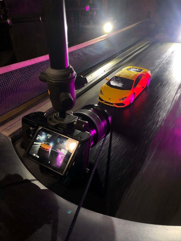 Car Photographer Does a Realistic Photoshoot With a Toy Car out of Boredom Car Photographer Does a Realistic Photoshoot With a Toy Car out of Boredom