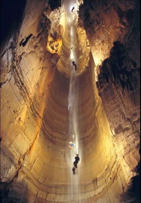 Inside Krubera Inside Krubera