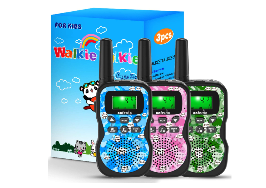 Caferria Kids Walkie Talkies Three walkie talkies