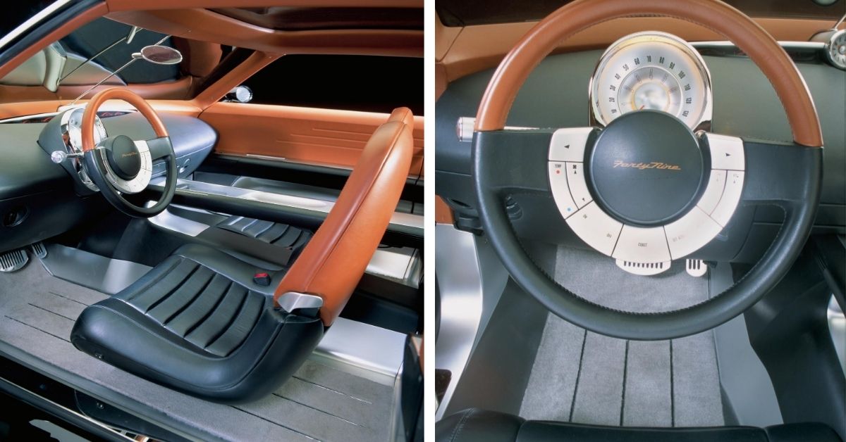 2001-ford-forty-nine-concept-car-interior 2001 Ford Forty-Nine Concept Car Interior