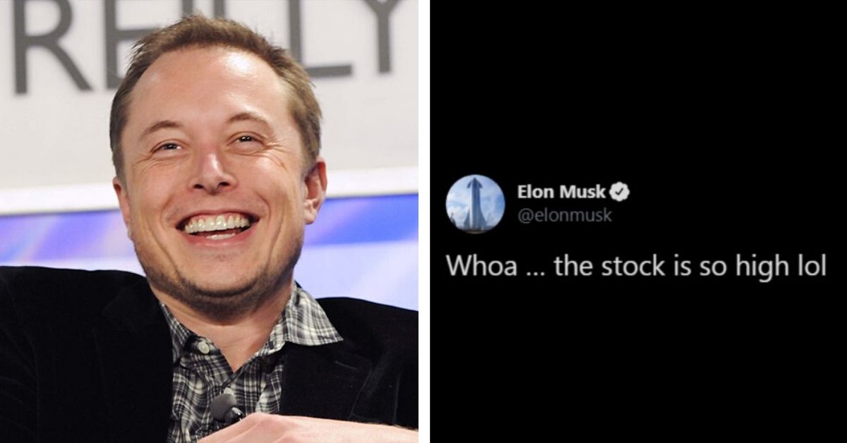Tesla's Stock Hits 420, Elon Musk Tweets "the stock is so high"