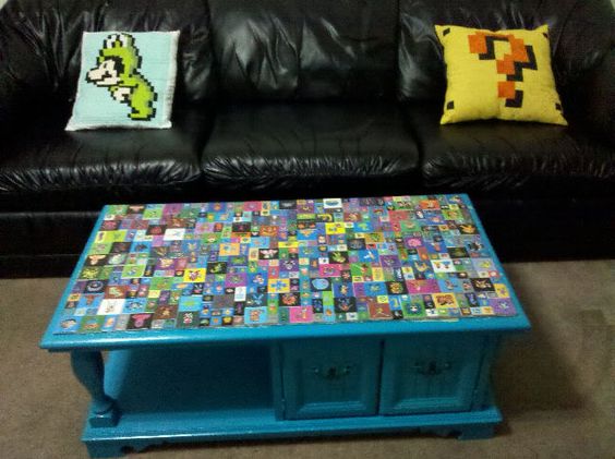 gamer diy projects coffee table