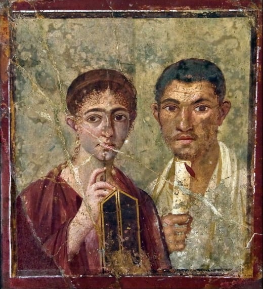 Terentius Neo and his wife Terentius Neo and his wife