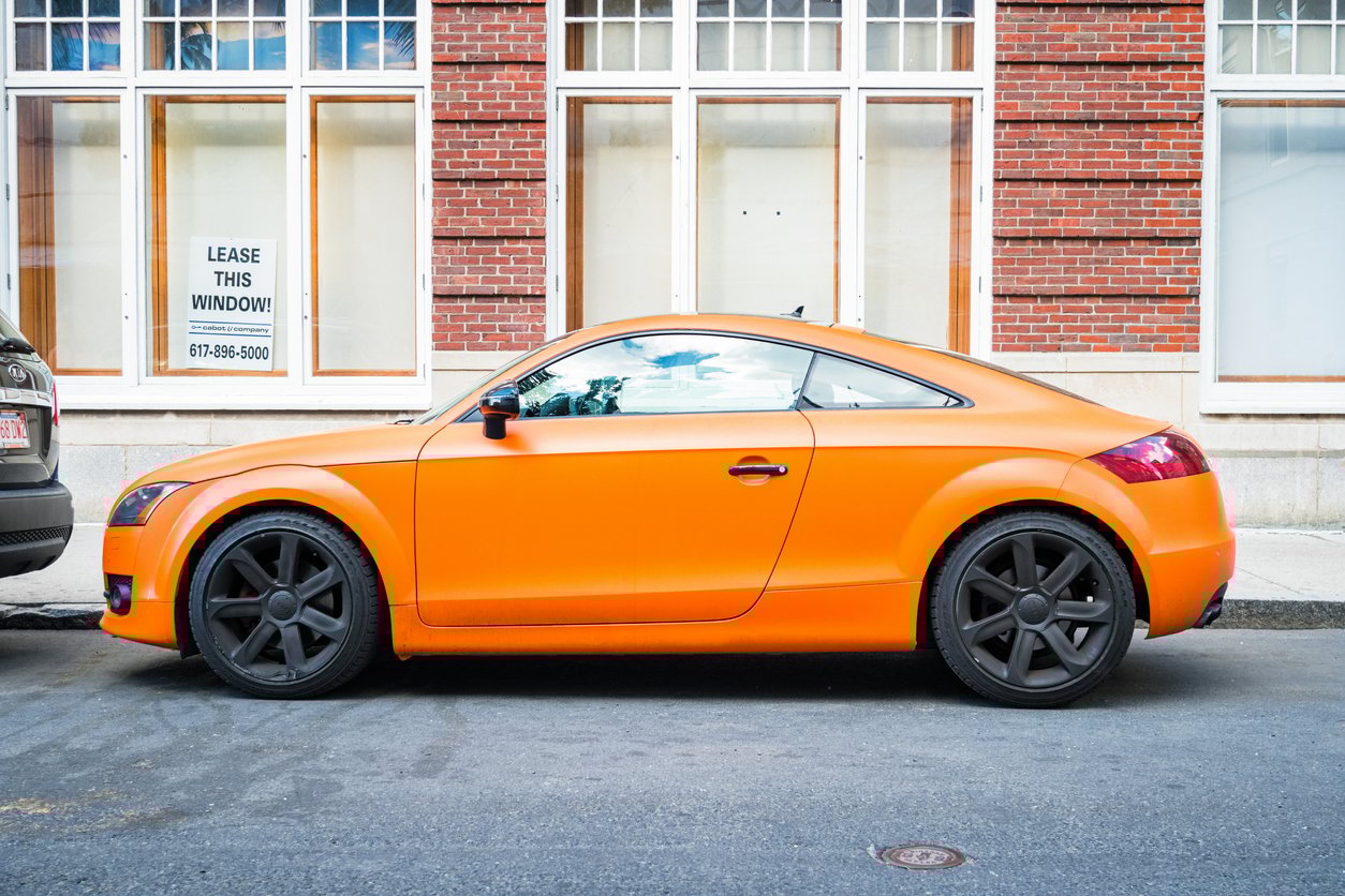 audi TT orange