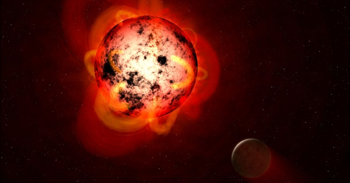 nasa-flaring-red-dwarf-star NASA Flaring Red Dwarf Star