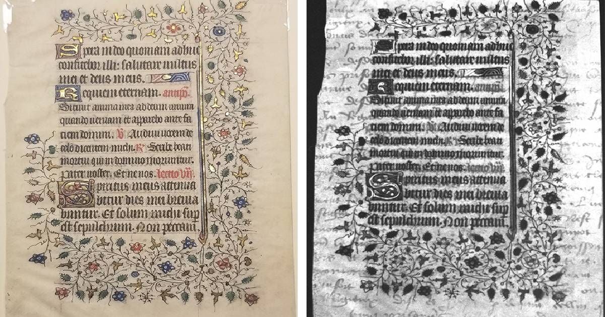 Medieval Spies: UV Imaging Reveals Hidden Text in 15th Century Manuscripts