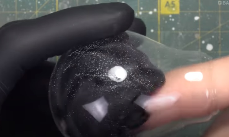 diy fisherman diorama bulb clean inside