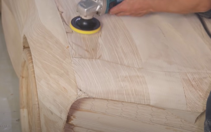 diy wooden bmw 328 orbital sander