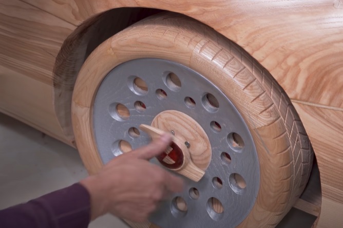 diy wooden bmw 328 paint wheels