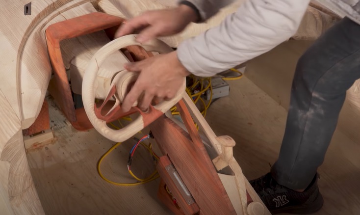 diy wooden bmw 328 steering wheel