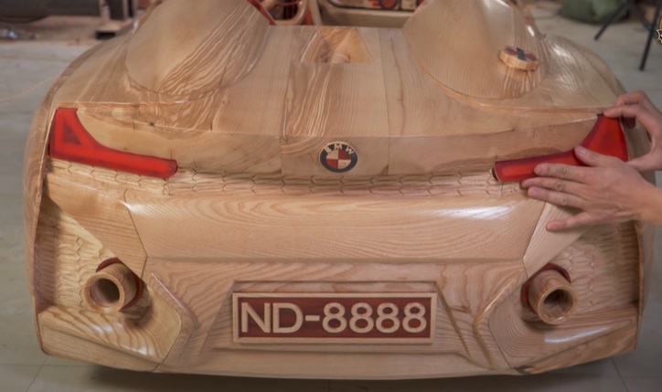 diy wooden bmw 328 tail lights