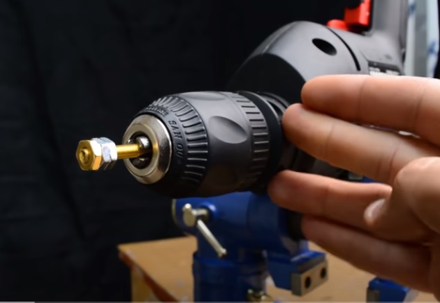 nut and bolt drill lathe