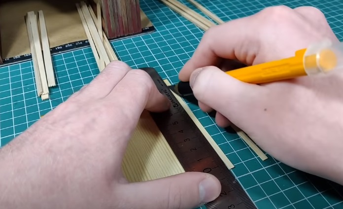diy zombie diorama cut veneer