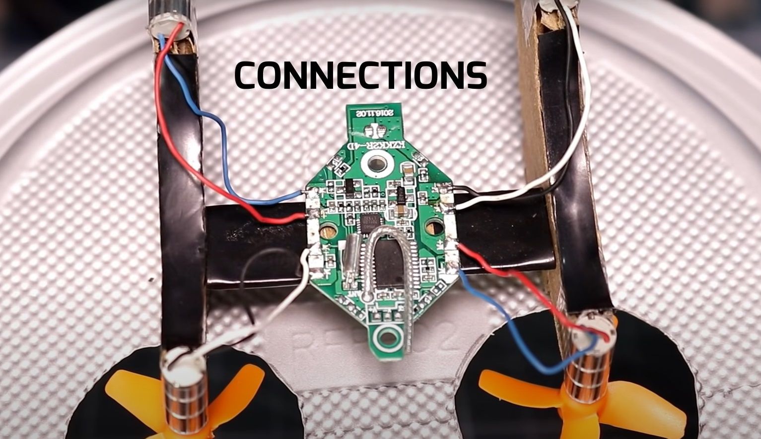 diy hovercraft wire up motors