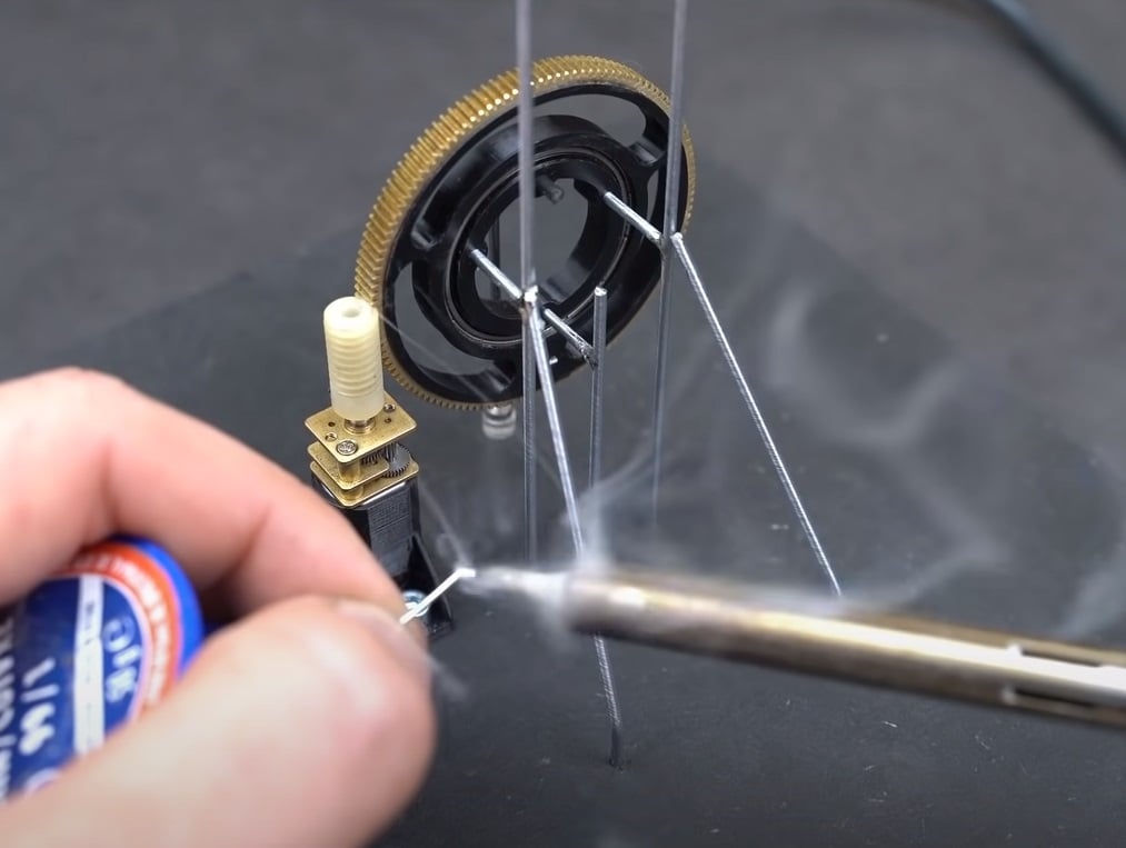 metal ball machine struts