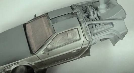 diy dmc-12 spray paint exterior