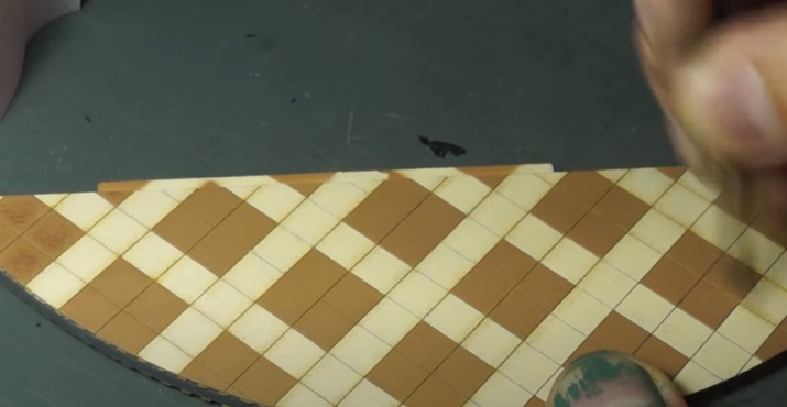 diy soviet dioramam ceramic floors