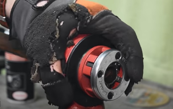 diy flamethrower pipe thread