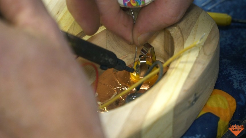 scrap wood guitar wiring